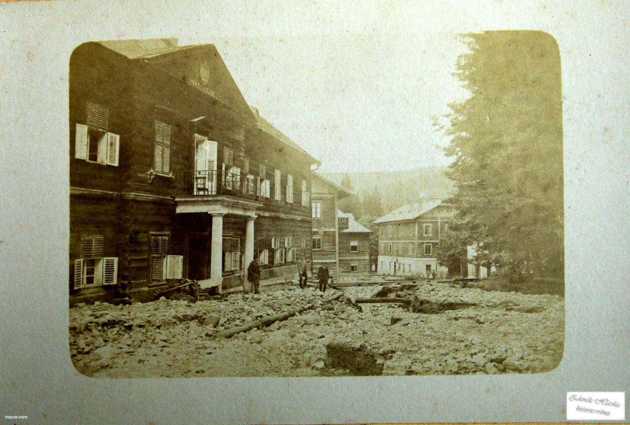 Katastrofální povodeň Karlova Studánka 1880-1