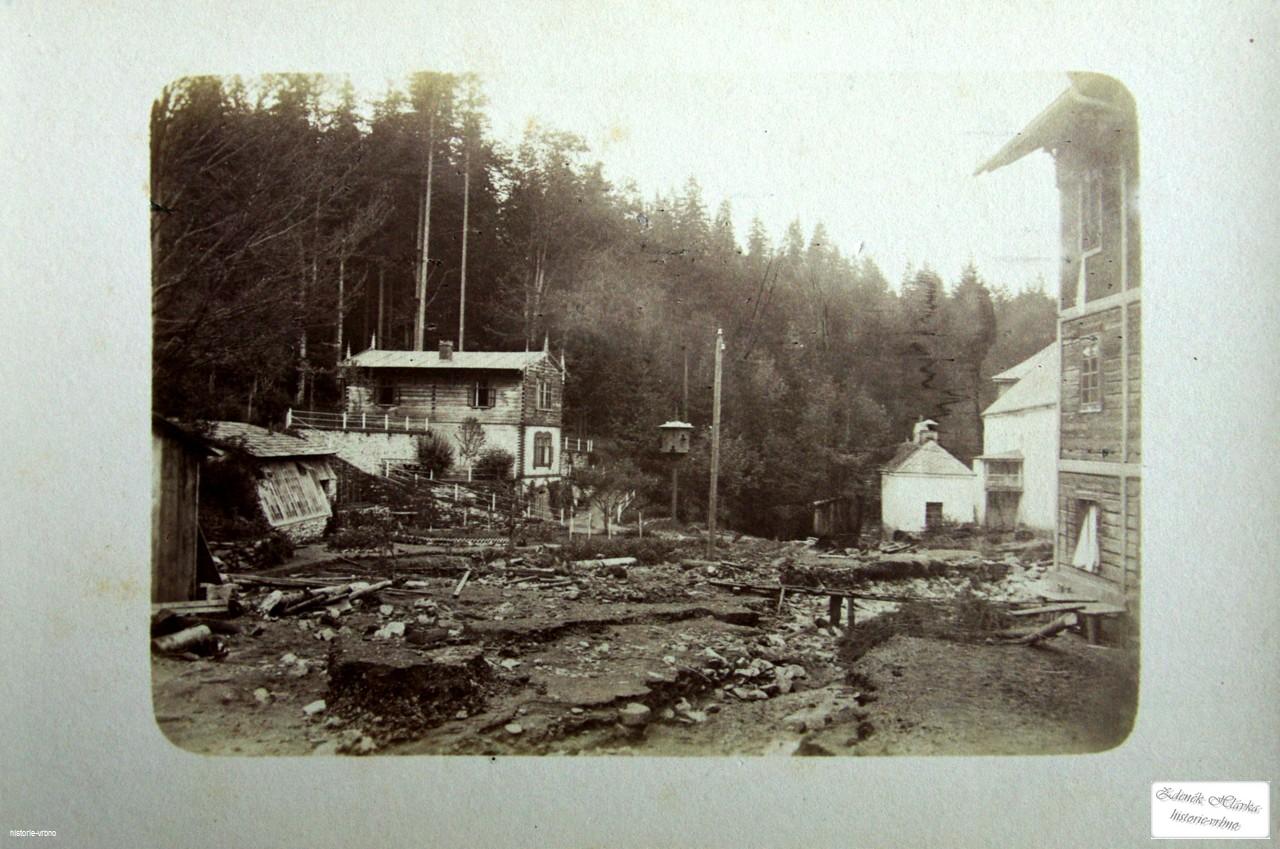 Katastrofální povodeň Karlova Studánka 1880-10